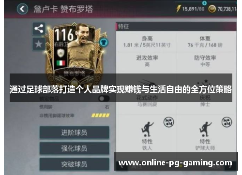 通过足球部落打造个人品牌实现赚钱与生活自由的全方位策略 通过足球部落打造个人品牌实现赚钱与生活自由的全方位策略